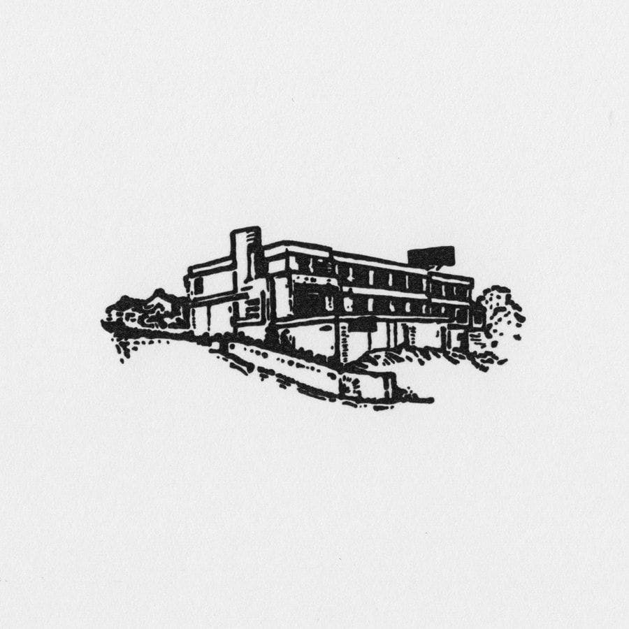 Sketch of the Belmont Hotel